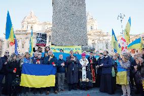 Demonstration In Support Of Ukraine - Rome