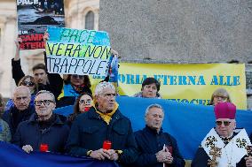 Demonstration In Support Of Ukraine - Rome