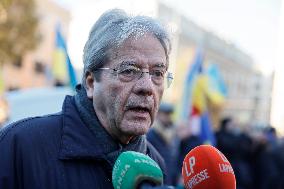 Demonstration In Support Of Ukraine - Rome