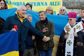 Demonstration In Support Of Ukraine - Rome