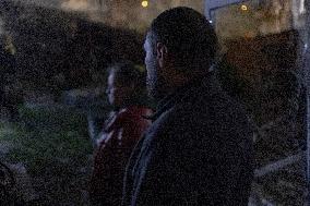 Rescuers At Drone Strike Site - Kharkiv