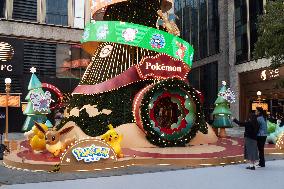 Pokemon-themed Christmas Event in Shanghai