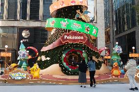 Pokemon-themed Christmas Event in Shanghai
