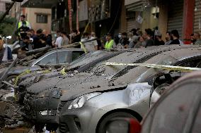 Israeli Airstrike Aftermath - Beirut