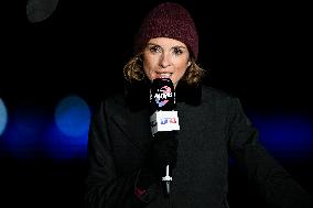 Isabelle Ithurburu At France VS Australia - Paris