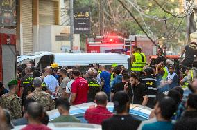 Israel Strikes Beirut Targets Hezbollah Official - Lebanon