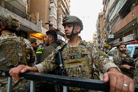 Israel Strikes Beirut Targets Hezbollah Official - Lebanon