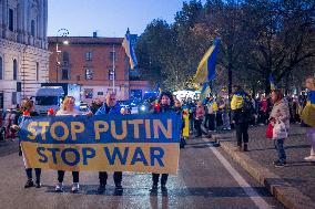 Ukrainian Community In Rome Commemorate The Holodomor - Italy