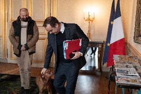 Sebastien Lecornu At the 107th Mayors Congress - Paris