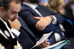 Sebastien Lecornu At the 107th Mayors Congress - Paris
