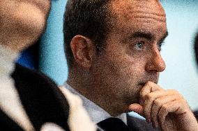 Sebastien Lecornu At the 107th Mayors Congress - Paris