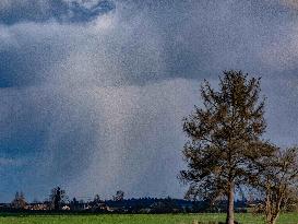 Illustration - Sleet Weather In Normandy - France