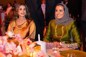 Queen Rania Attend Inaugural Franca Fund Gala - Doha
