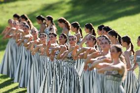 Olympic Flame Lighting Ceremony for the Milan-Cortina 2026 - Greece
