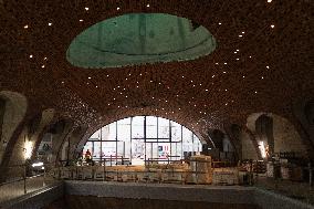 Rachida Dati visits La Courneuve Six Routes station construction site