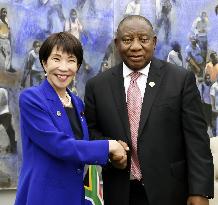 Japan-S. Africa summit in Johannesburg