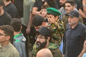 Beirut Hezbollah Chief Funeral