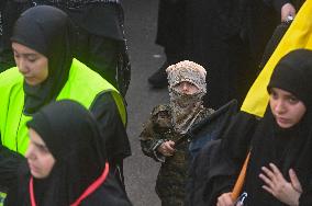 Beirut Hezbollah Chief Funeral