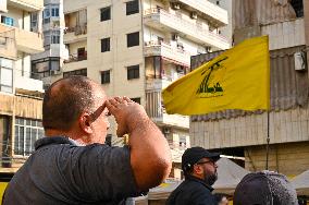 Beirut Hezbollah Chief Funeral