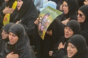 Beirut Hezbollah Chief Funeral