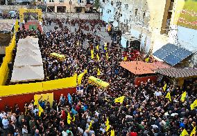 Beirut Hezbollah Chief Funeral