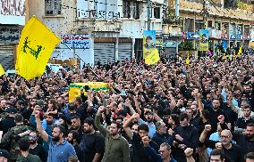 Beirut Hezbollah Chief Funeral