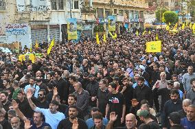 Beirut Hezbollah Chief Funeral