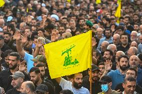 Beirut Hezbollah Chief Funeral