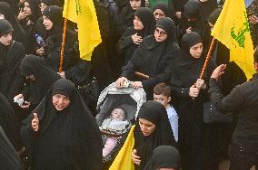 Beirut Hezbollah Chief Funeral