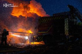 Attack on Rescuers in Sumy - Ukraine