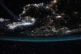 Southern Europe and The Northwestern Mediterranean Coast from The ISS