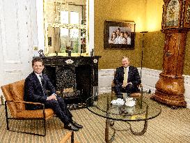 King Willem Alexander Receiving The New Chairman of the House of Representatives - The Hague