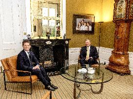 King Willem Alexander Receiving The New Chairman of the House of Representatives - The Hague
