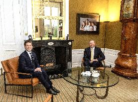 King Willem Alexander Receiving The New Chairman of the House of Representatives - The Hague