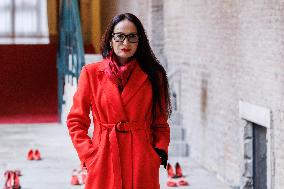 Zapatos Rojos Installation Inauguration - Rome