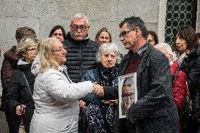 Funeral of Giovanni Trame in Muggia - Italy