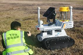 Airport Bird Control Robot