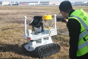 Airport Bird Control Robot