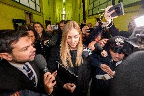 Chiara Ferragni at Her Trial for Fraud - Milan