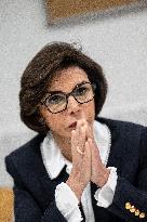 Visit By Rachida Dati And Aurore Berge At Central Police Station - Paris