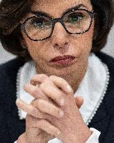 Visit By Rachida Dati And Aurore Berge At Central Police Station - Paris