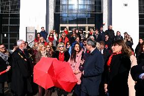 Flash Mob of Female Lawyers In Milan - Italy
