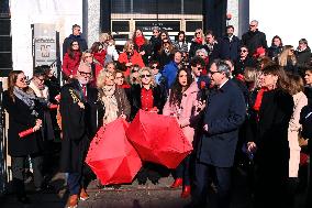 Flash Mob of Female Lawyers In Milan - Italy