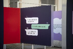 Inauguration Of The "The Labyrinth" Installation at the Royal Palace - Milan