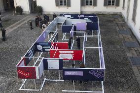 Inauguration Of The "The Labyrinth" Installation at the Royal Palace - Milan