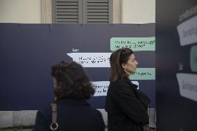 Inauguration Of The "The Labyrinth" Installation at the Royal Palace - Milan