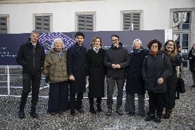 Inauguration Of The "The Labyrinth" Installation at the Royal Palace - Milan