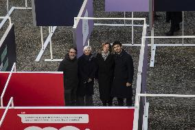 Inauguration Of The "The Labyrinth" Installation at the Royal Palace - Milan