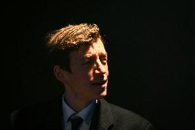 Rachida Dati and Edouard Geffray visit a cinema and a high school in Creteil near Paris FA