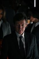 Rachida Dati and Edouard Geffray visit a cinema and a high school in Creteil near Paris FA